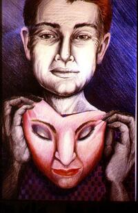 <div class='title'>Her Two Faces</div><br>mixed media<br>19"w x 26"h<br>