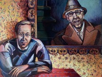 <div class='title'>A Wrinkle in Time</div><br>Oil on linen<br>53"w x 66"h<br>Collection of the Artist