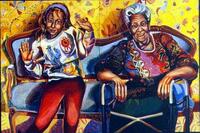 <div class='title'>4 Generations</div><br>Oil on linen<br>74"w x 49"h<br>Collection of the Artist