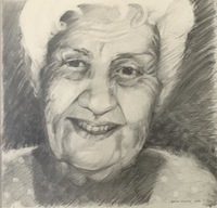 <div class='title'>Sarah Leah</div><br>Graphite<br>25"w x 25"h<br>