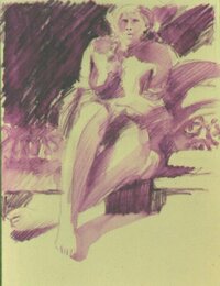 <div class='title'></div><br>watercolor pencil<br>7"w x 10.5"h<br>