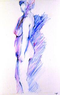 <div class='title'></div><br>watercolor pencil<br>13"w x 9"h<br>