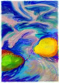 <div class='title'>Almost</div><br>graphite<br>39.5"w x 32"h<br>SOLD