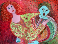 <div class='title'>Couple Backed by Red</div><br><br><br>SOLD