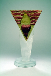 <div class='title'>Still Point</div><br>Kiln-cast glass<br>14"h x 8"w x 5.5"d<br>SOLD